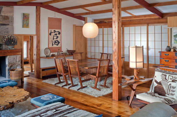 Nakashima Showroom Interior in New Hope, Pennsylvania Nakashima Showroom Interior in New Hope, Pennsylvania