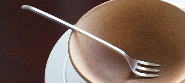 Metal Cutlery in Brass & Aluminium by Rieko Fujimoto