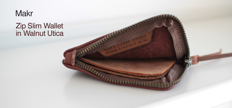Zip Wallet by Makr Carry Goods
