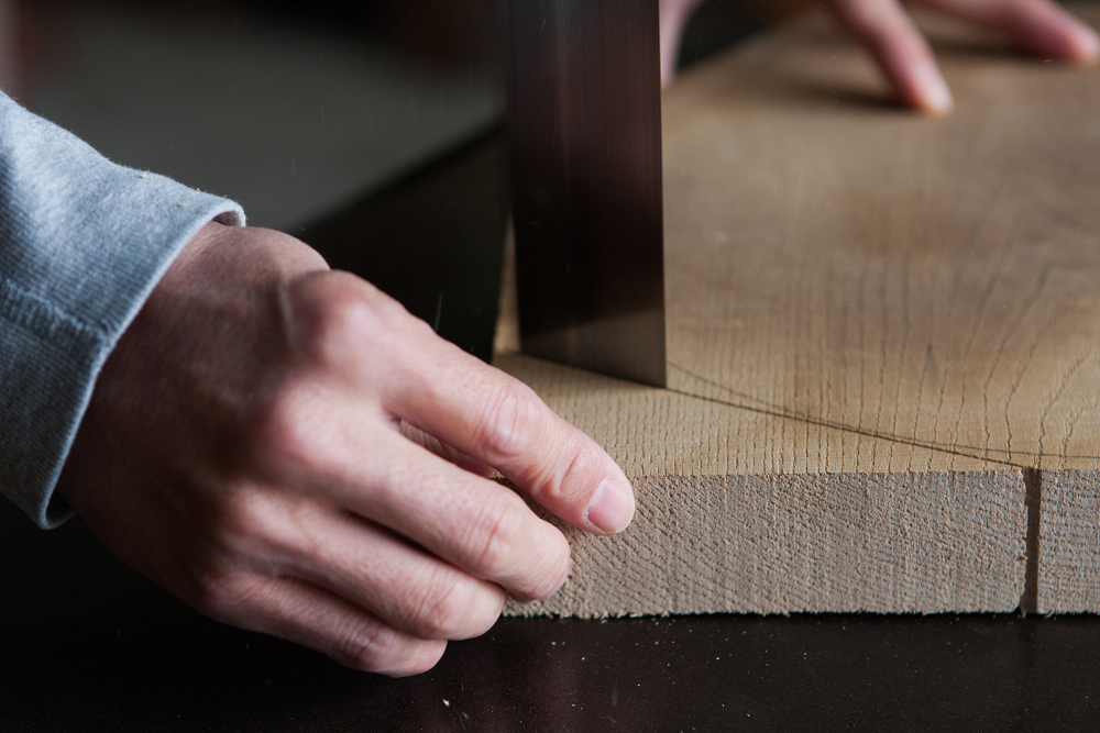 Kenichi Fujii crafting at the Fujii Works workshop in Ono, Hyogo Prefecture, Japan.