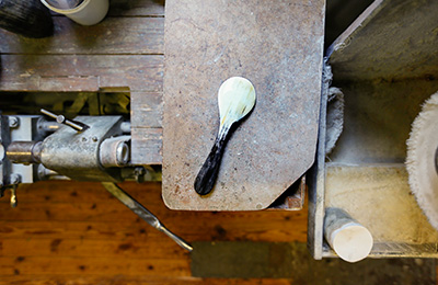 The final spoon ready to be used and to last a lifetime.