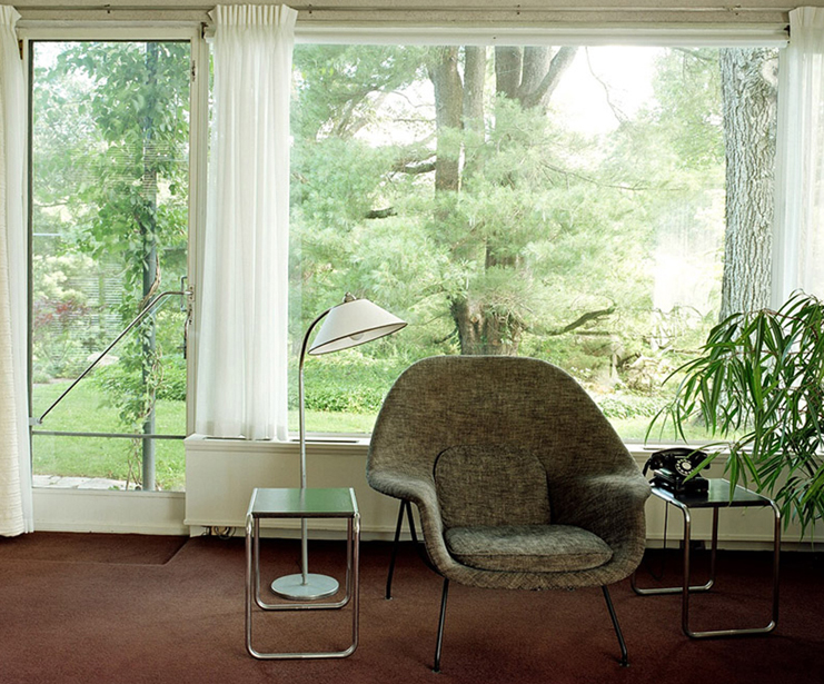 
Walter Gropius' House, Womb Chair by Eero Saarinen and Marcel Breuer tables.